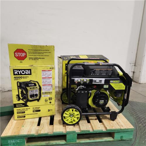 Dallas Location - As-Is RYOBI 4000-Watt Inverter Generator(Lot Of 3)