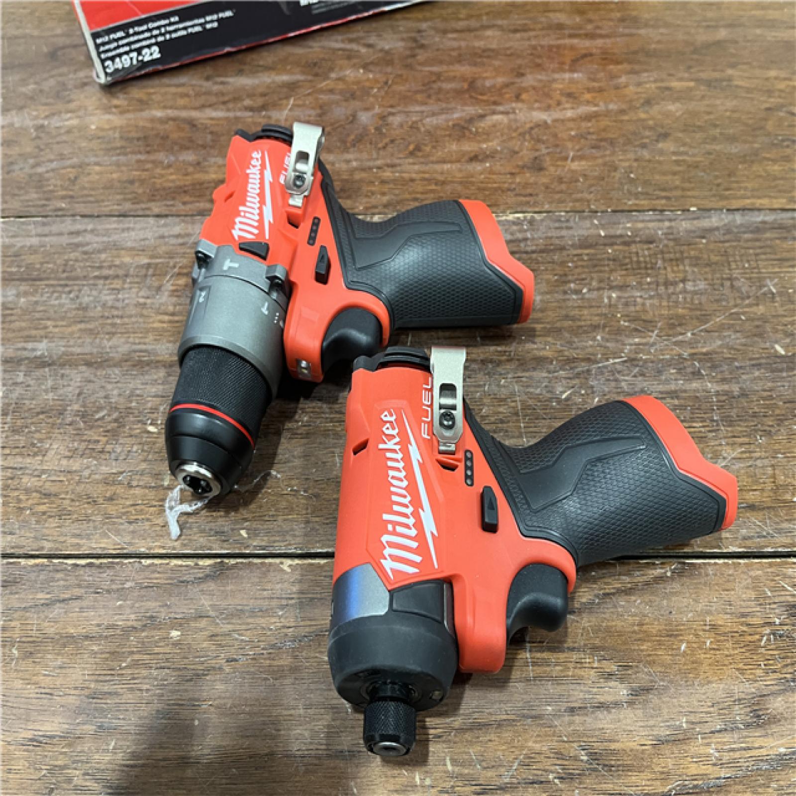 AS-ISMilwaukee 3497-22 12V Brushless Hammer Drill and Impact Driver Combo Kit