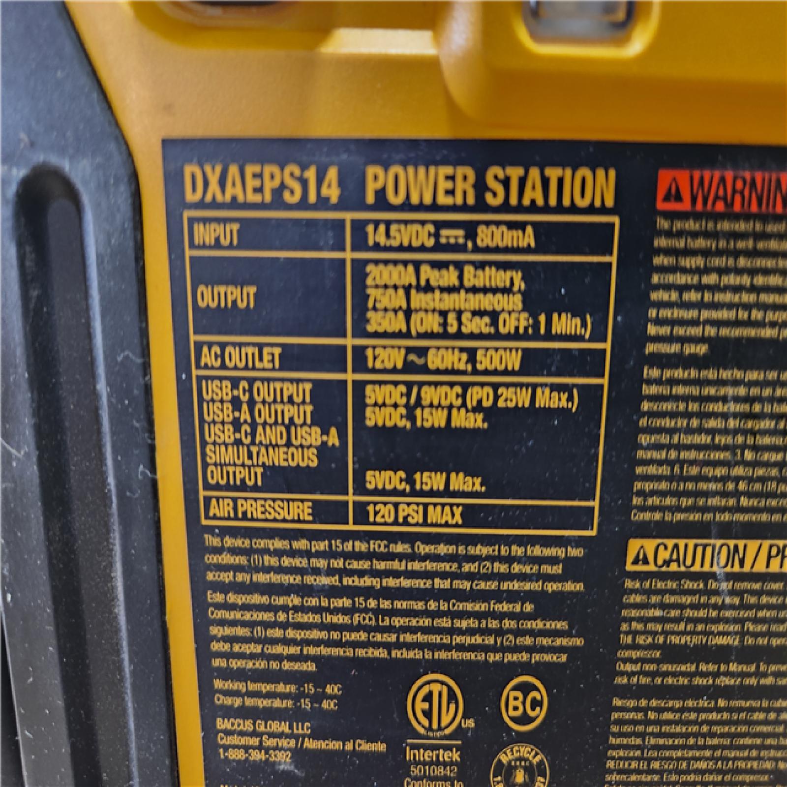 Phoenix Location DEWALT Portable Power 2000 Peak Amp Jump Starter w/Digital Compressor