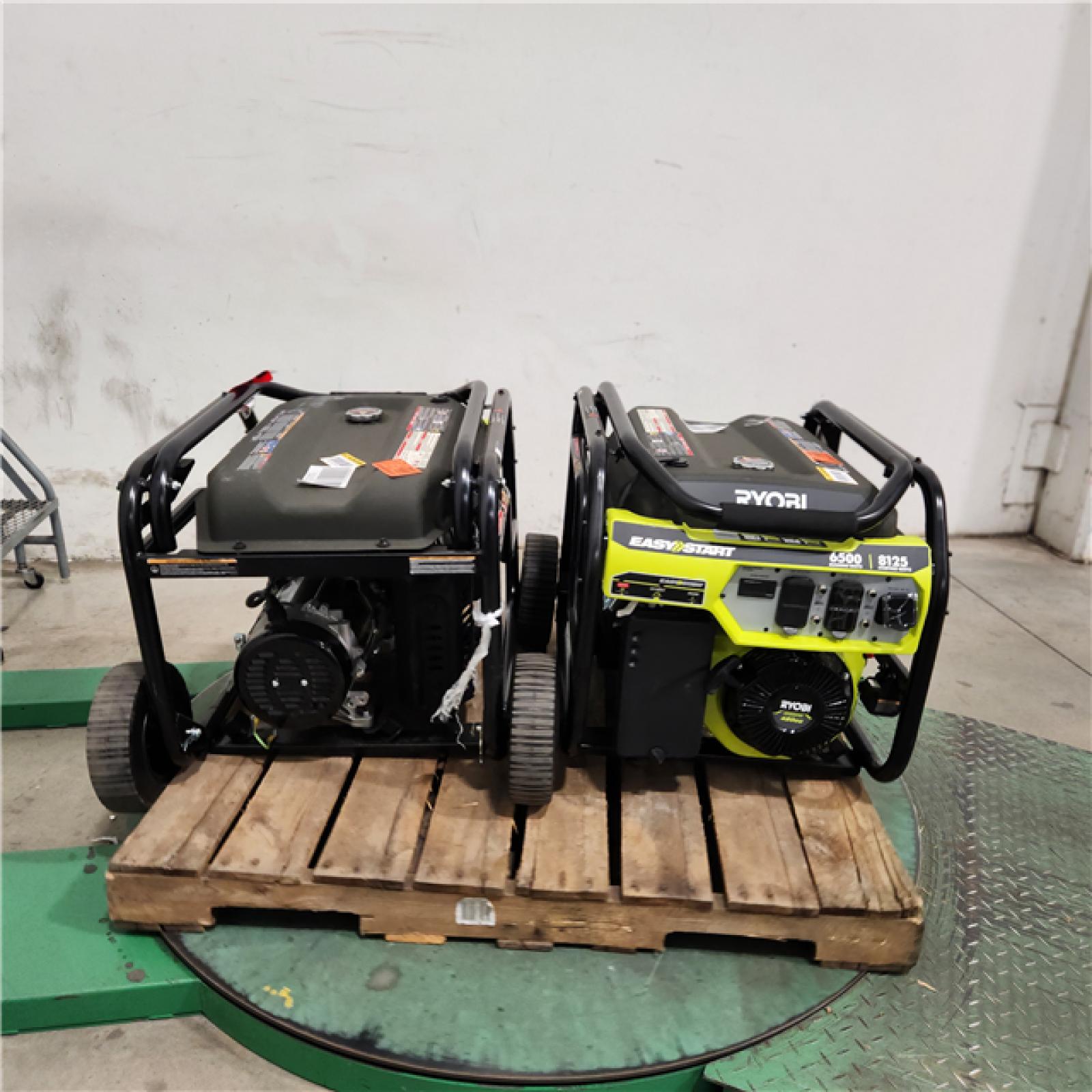 Dallas Location - As-Is RYOBI 6,500-Watt Gasoline Portable Generator (Lot Of 2)