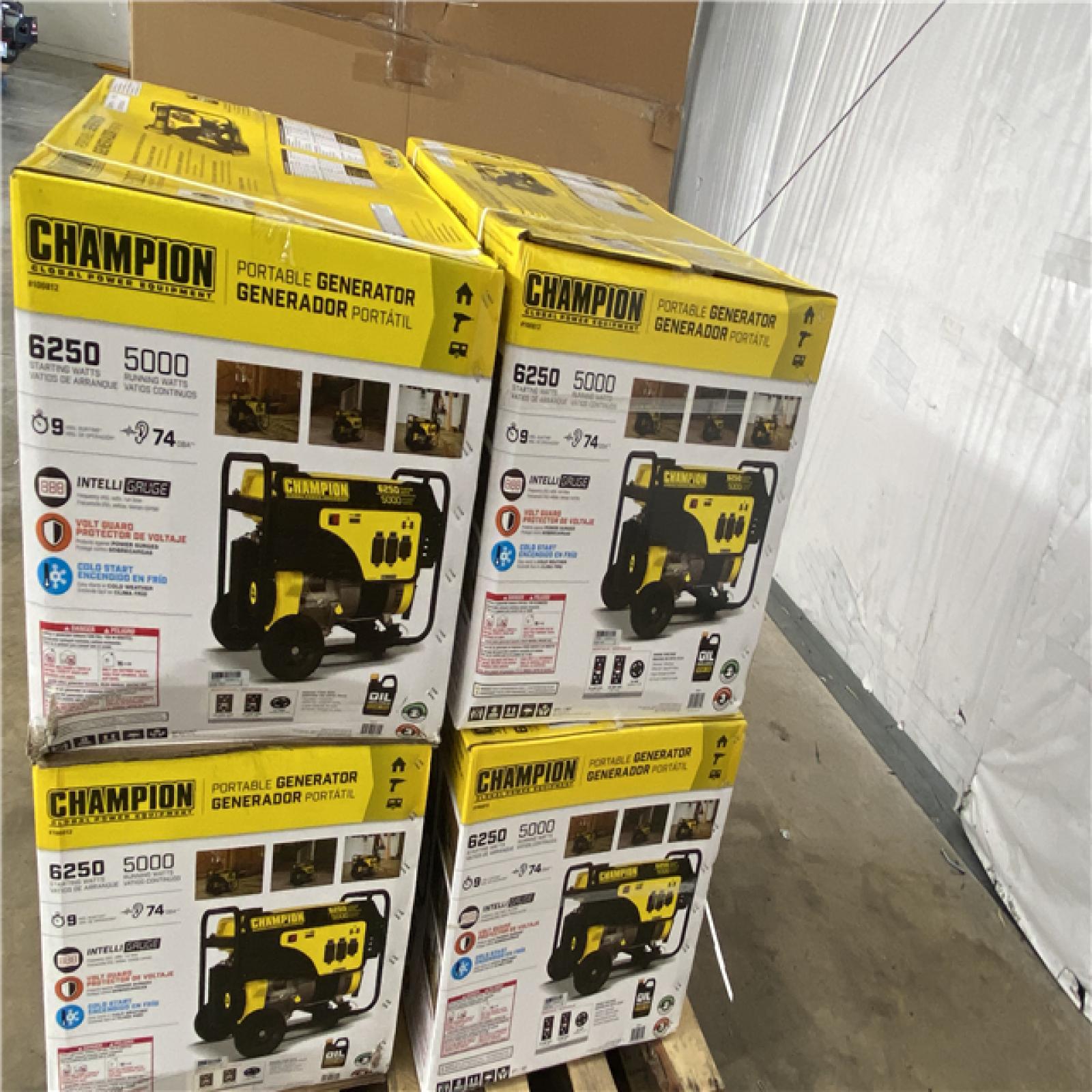 Houston Location AS IS - Champion Generator 6250 Watts