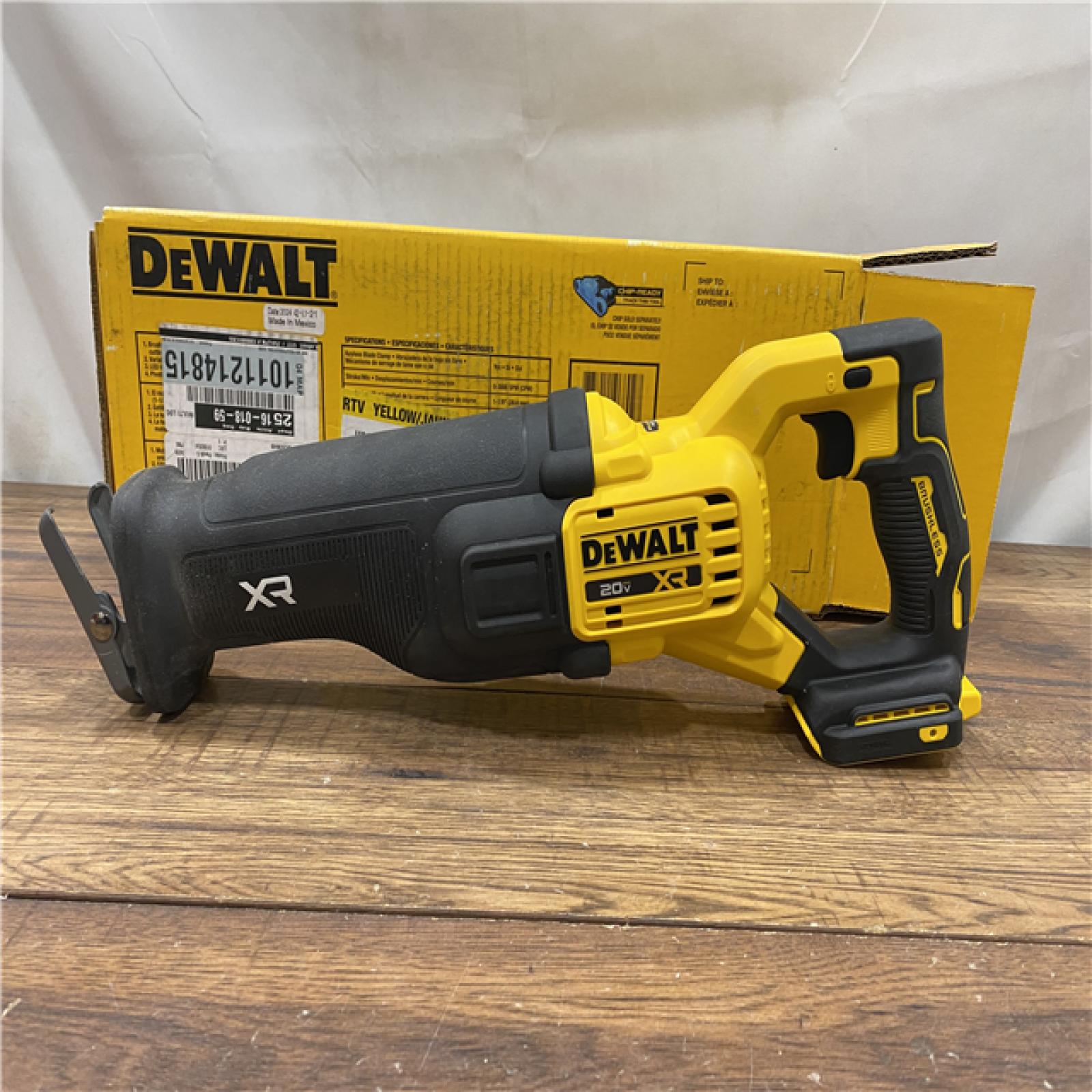 AS IS 20-Volt XR Cordless Reciprocating Saw (Tool Only)