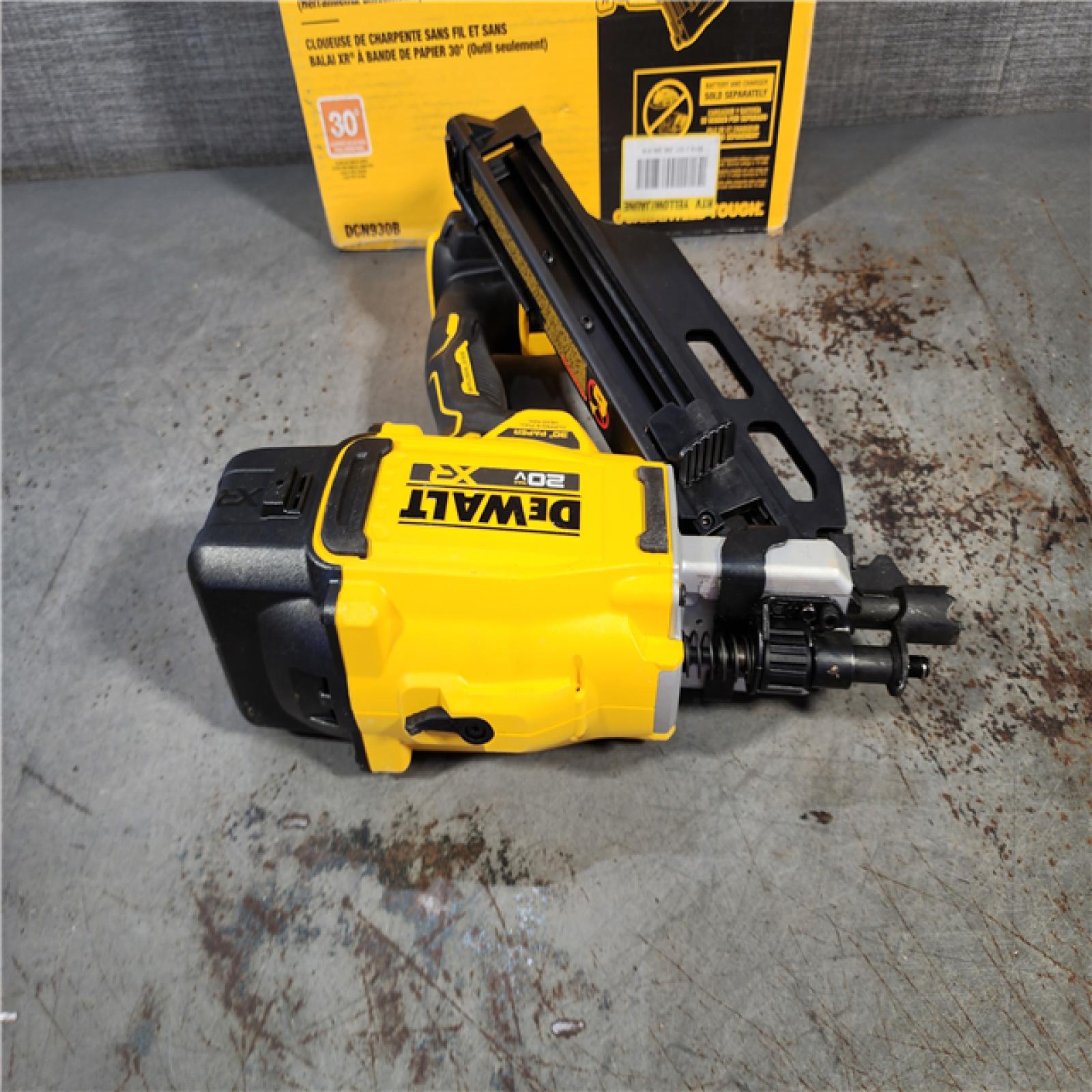 HOUSTON LOCATION - AS-IS DEWALT 20-Volt 30Â° Cordless Framing Nailer (Tool-Only)