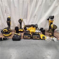 AS IS Dewalt 20-Volt MAX ToughSystem Lithium-Ion 6-Tool Cordless Combo Kit