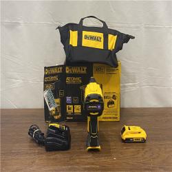 AS-IS DEWALT ATOMIC 20V MAX Lithium Ion Cordless 23 Gauge Pin Nailer Kit with 2.0Ah Battery and Charger