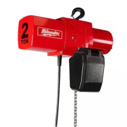 DALLAS LOCATION - Milwaukee 2-Ton 20 ft. Electric Chain Hoist