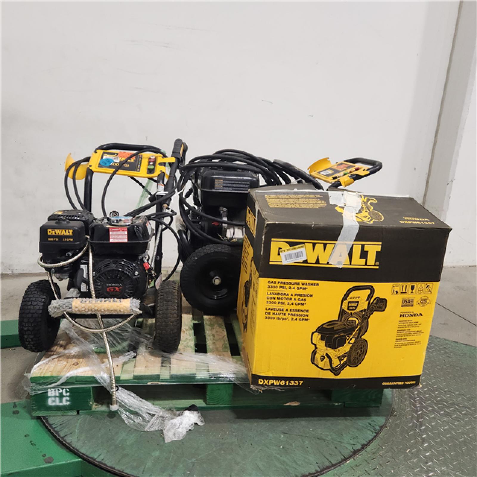 Dallas Location - As-Is DEWALT GAS PRESSURE WASHER (Lot Of 3)