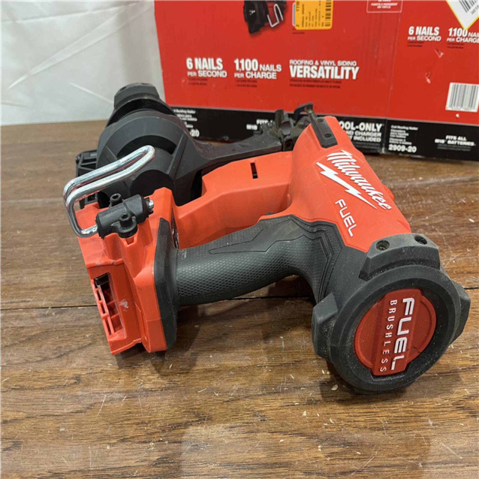 AS-ISM18 FUEL 18-Volt Lithium-Ion Brushless Cordless Coil Roofing Nailer (Tool Only)