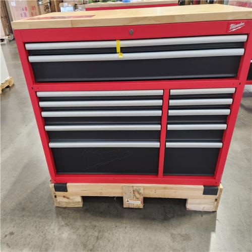 DALLAS LOCATION - Milwaukee Tool Storage 52 in. W Heavy Duty Red Mobile Workbench Cabinet