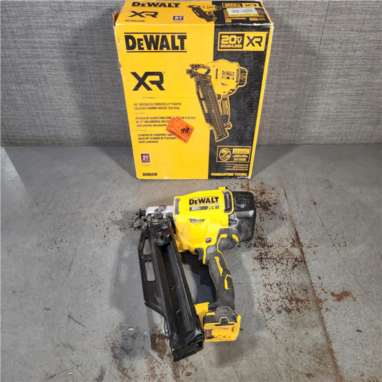 HOUSTON LOCATION - AS-IS DEWALT 20-Volt 21Â° Cordless Framing Nailer (Tool-Only)