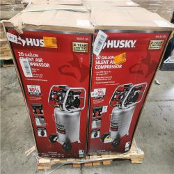 Phoenix Location Husky 20 Gal. 165 PSI Vertical Electric Quiet Air Compressor (4 Lot)