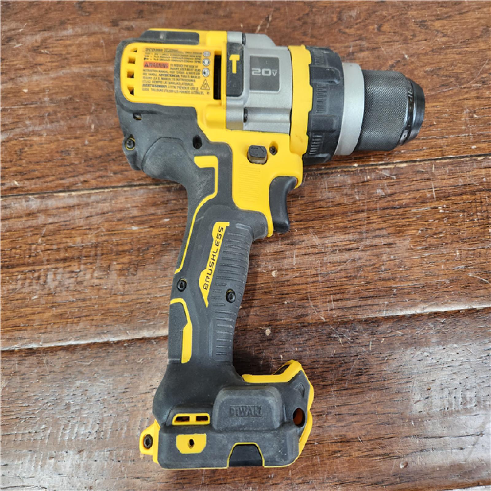 AS-IS DeWalt 20V MAX FLEXVOLT ADVANTAGE Brushless Cordless 1/2in. Hammer Drill (Tool Only)