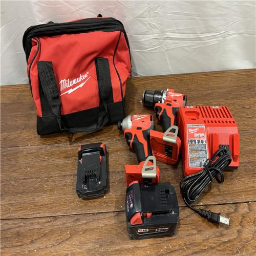 AS-ISMilwaukee M18 Compact Brushless 2-Tool Combo Kit