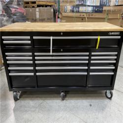 DALLAS LOCATION  - Husky Tool Storage 72 in. W Standard Duty Gloss Black Mobile Workbench Tool Chest