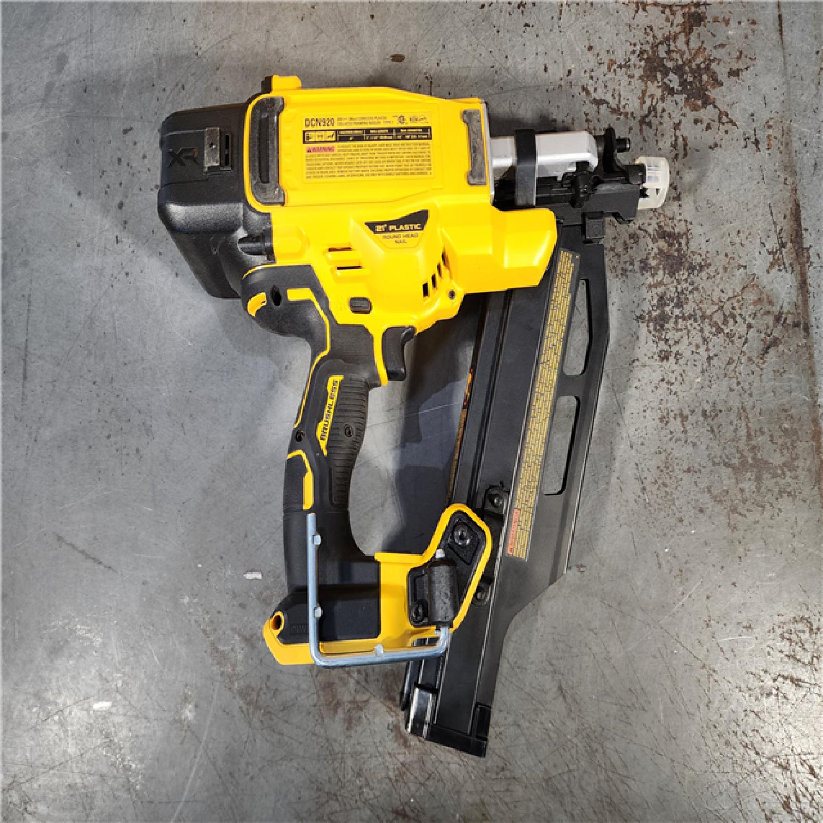 HOUSTON LOCATION - AS-IS DEWALT 20-Volt 21Â° Cordless Framing Nailer (Tool-Only)