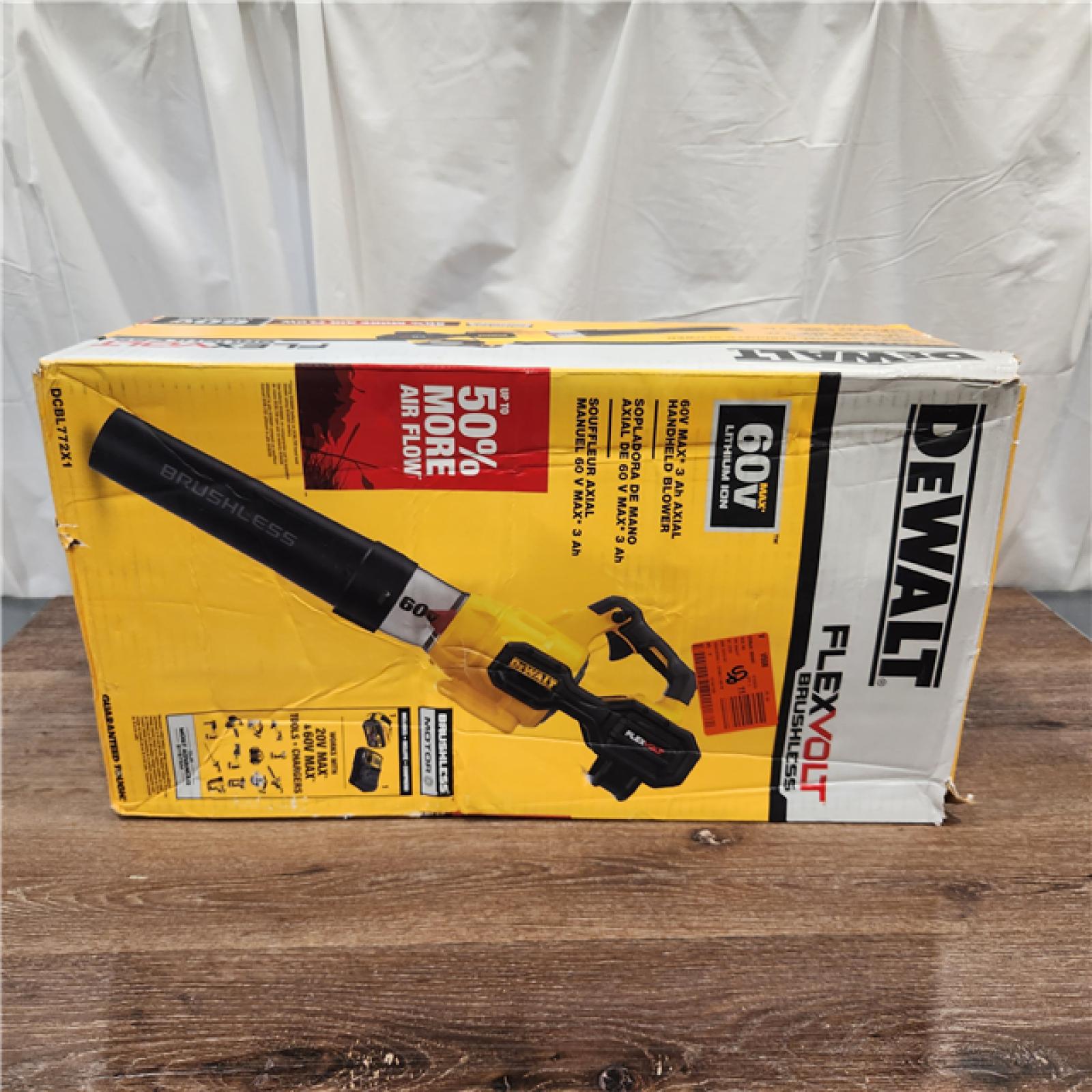 AS-IS DEWALT 60V MAX Brushless Cordless Handheld Leaf Blower