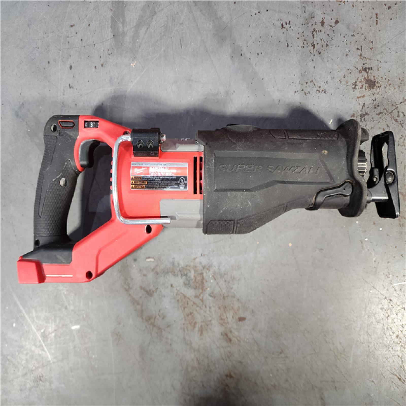 HOUSTON LOCATION - AS-IS Milwaukee M18 Fuel 18V Brushless Super Sawzall Reciprocating Saw 2722-20 (Bare Tool)