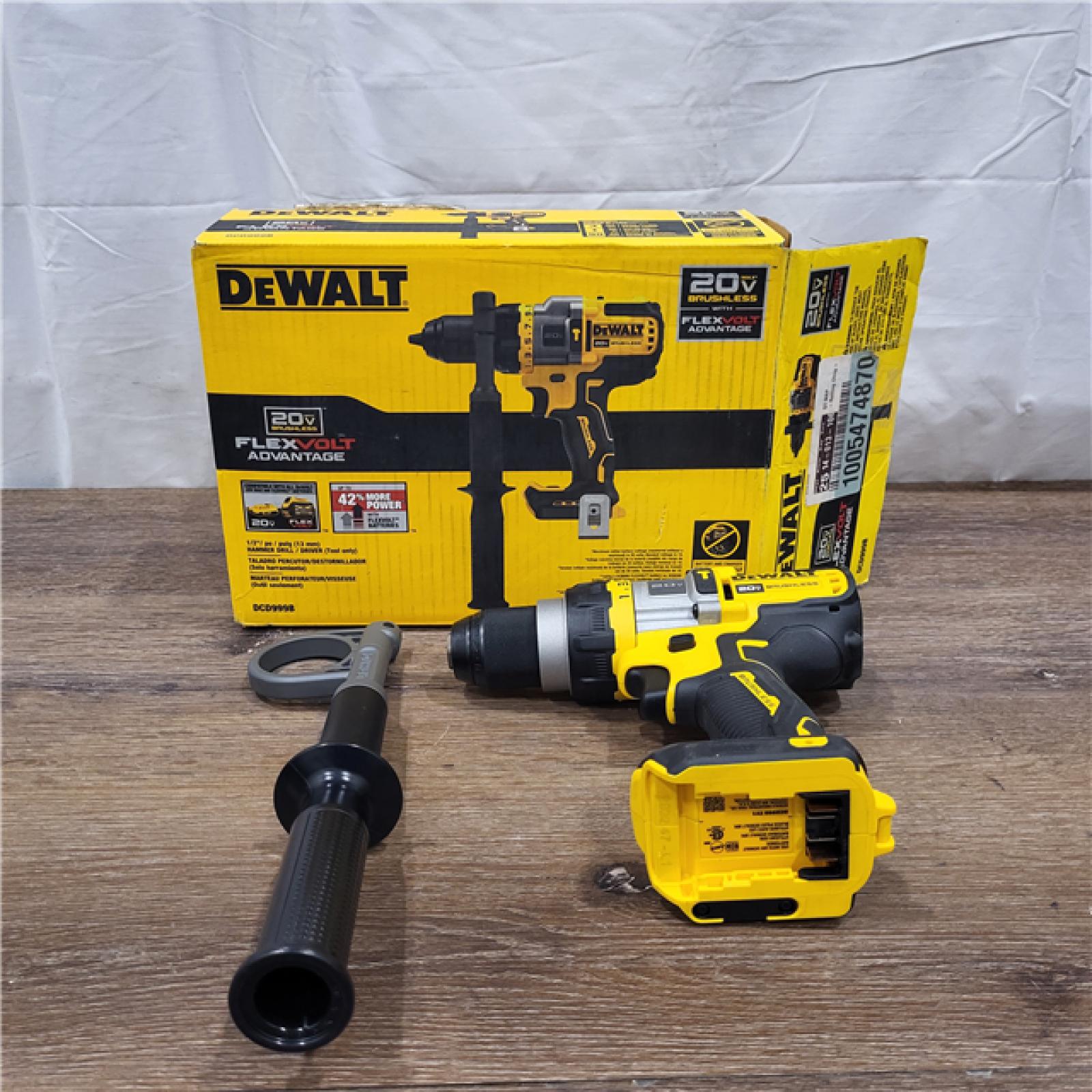 AS-IS Dewalt DCD999B 20V MAX Flexvolt 1/2  Cordless Hammer Drill Bare Tool