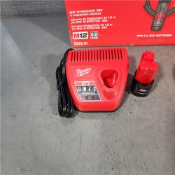 HOUSTON LOCATION - AS-IS (APPEARS LIKE NEW) M12 12V Lithium-Ion Cordless M-SPECTOR 360-Degree 4 Ft. Inspection Camera Kit