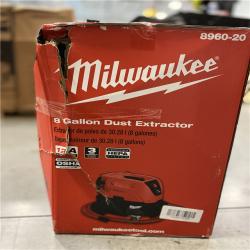 DALLAS LOCATION - Milwaukee 8 Gallon Dust Extractor