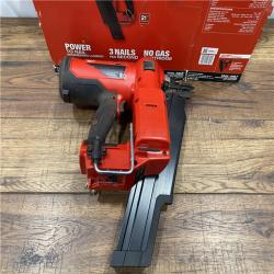 AS IS Milwaukee 2744-20 M18 FUEL 3-1/2 in. 18-Volt 21-Degree Lithium-Ion Brushless Cordless Framing Nailer (Tool-Only) (Refurbished)