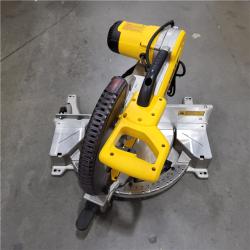 AS-IS DeWalt 15 Amp Corded 12 in. Compound Double Bevel Miter Saw