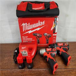 Good Milwaukee M12 12-Volt Lithium-Ion Cordless (2-Tool) Combo Kit