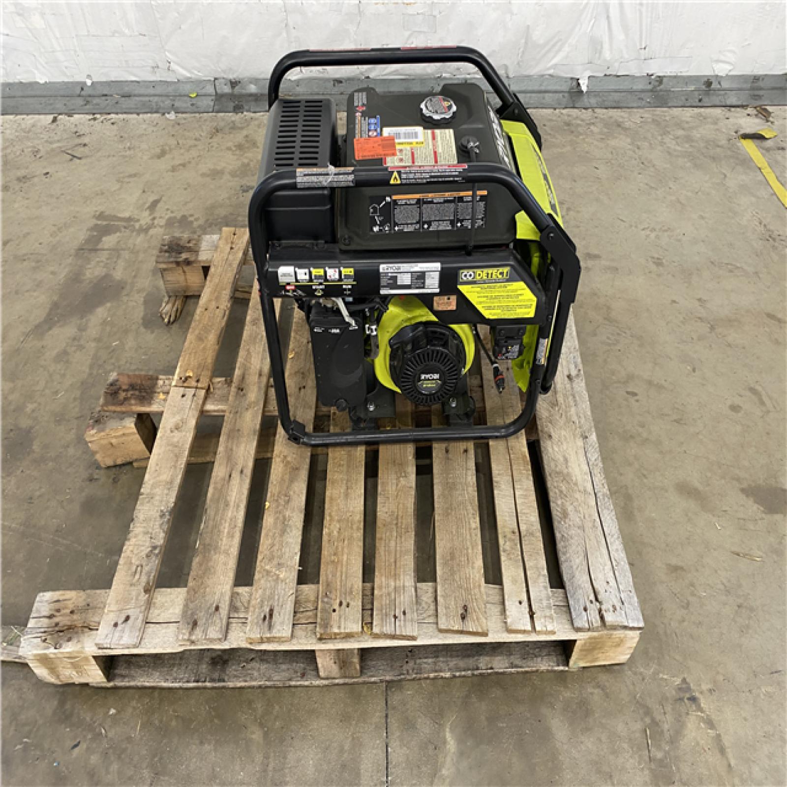 Houston Location - AS-IS Ryobi Gas Powered Generator 3,400 Running Watts 4,000 Starting Watts