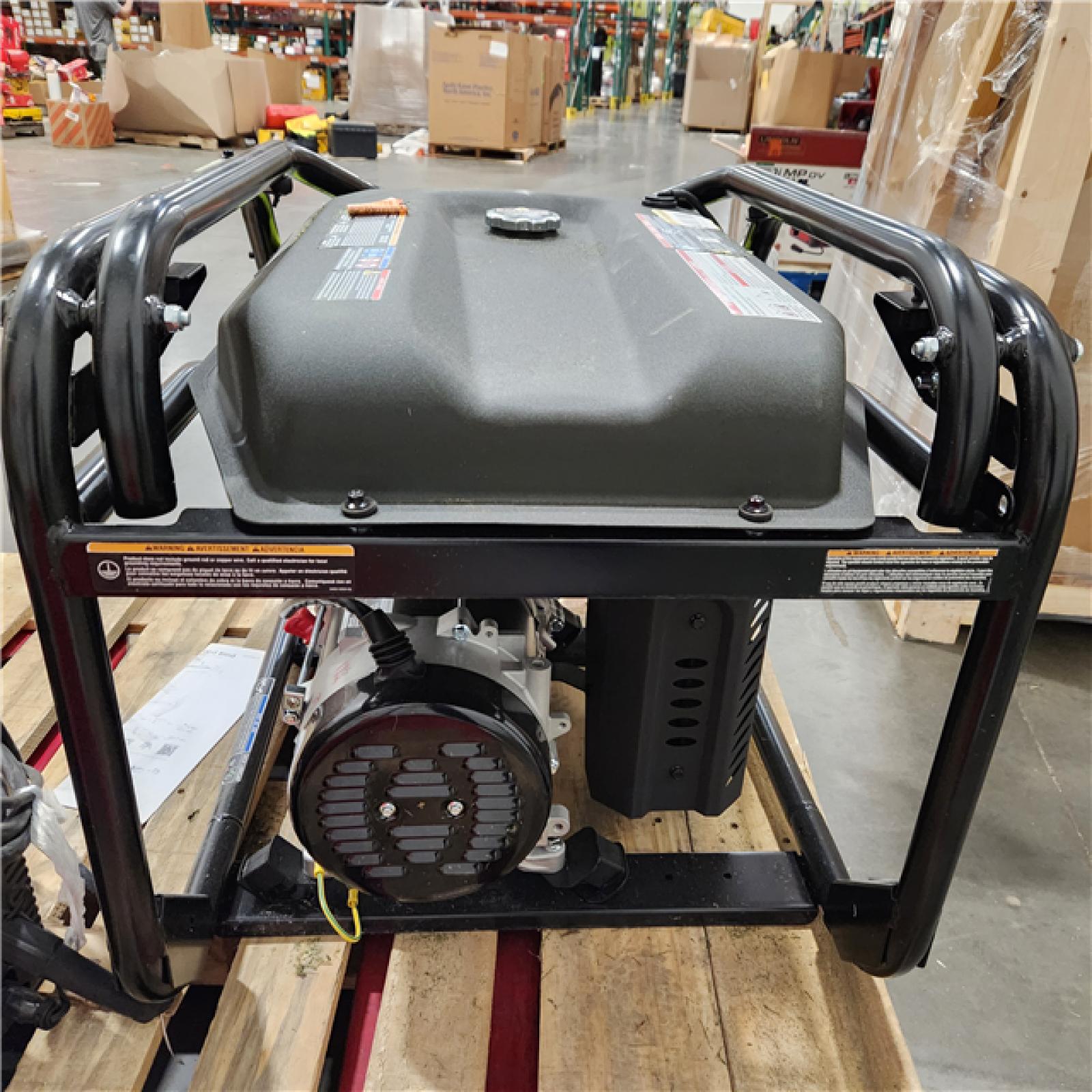 Dallas Location - As-Is Ryobi 6500-Watt Gasoline Powered Portable Generator