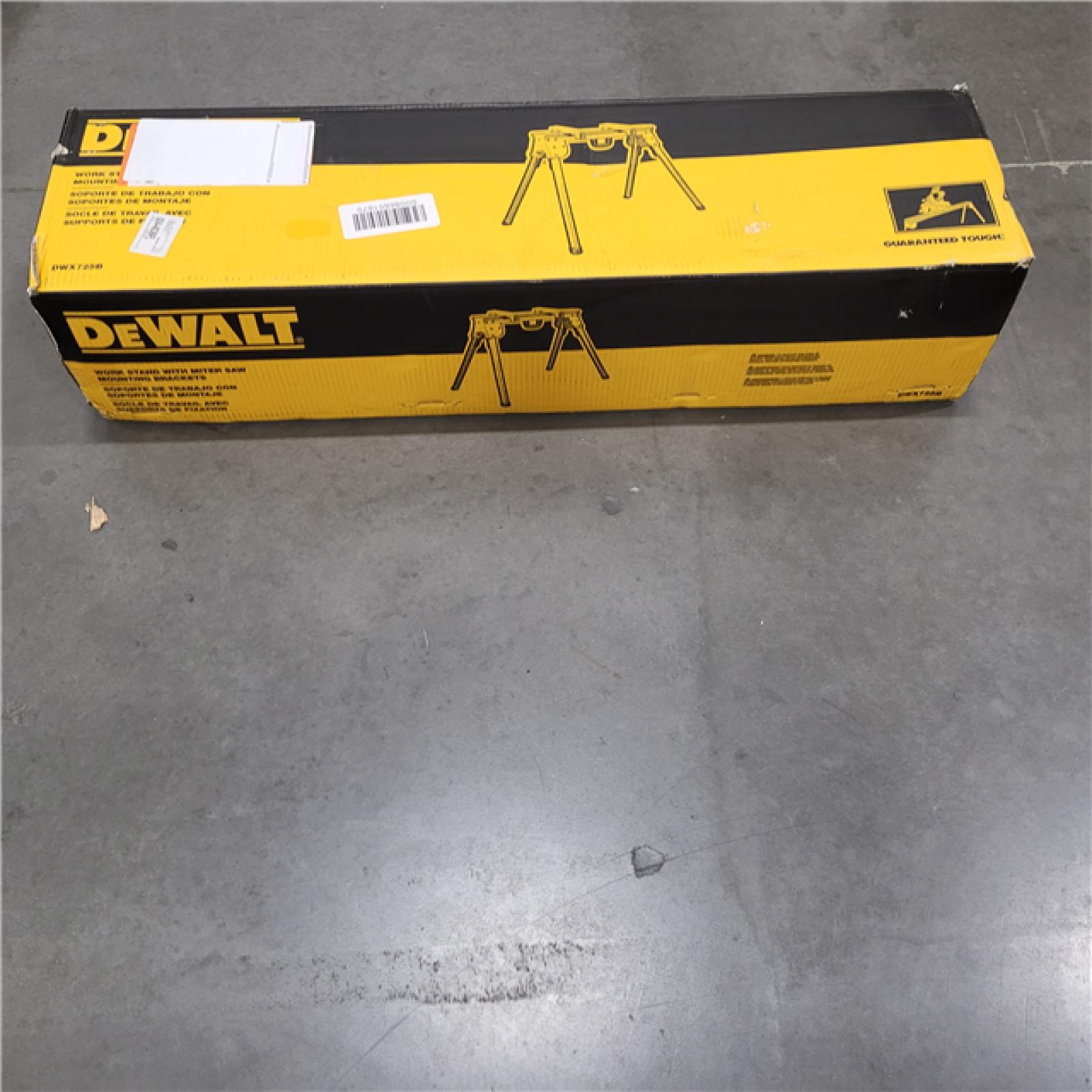 NEW! DEWALT Miter Saw Stand, Heavy Duty with Miter Saw Mounting Brakets, Tool Only (DWX725B)