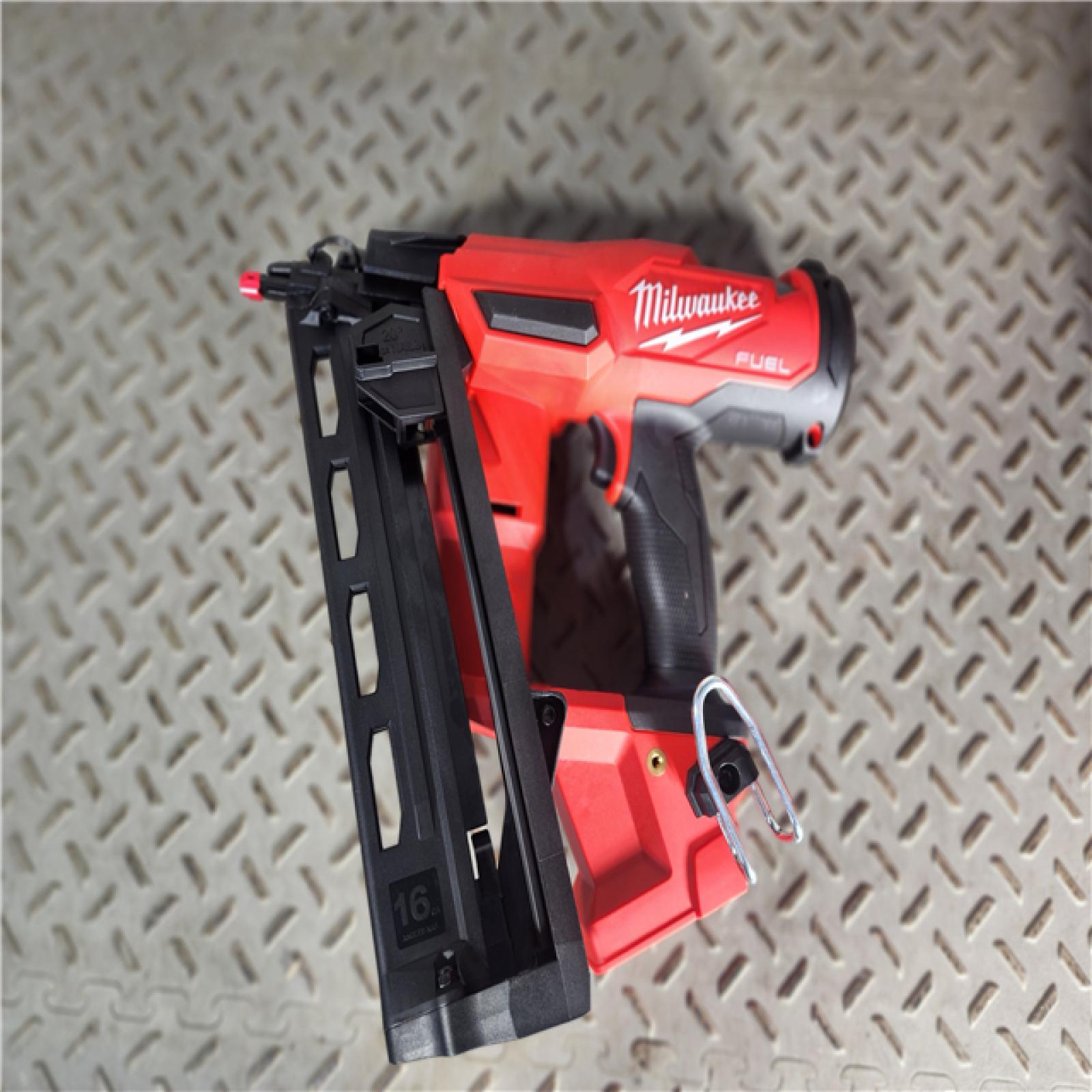 HOUSTON LOCATION - AS-IS (APPEARS LIKE NEW) Milwaukee 2841-20 18V Cordless Gen II 16 Gauge Angled Finish Nailer (Tool Only)