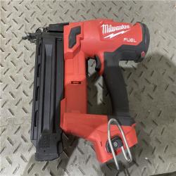 Houston location AS-IS Milwaukee M18 Fuel 18V Brushless 18-Gauge Brad Nailer 2746-20 (Bare Tool)