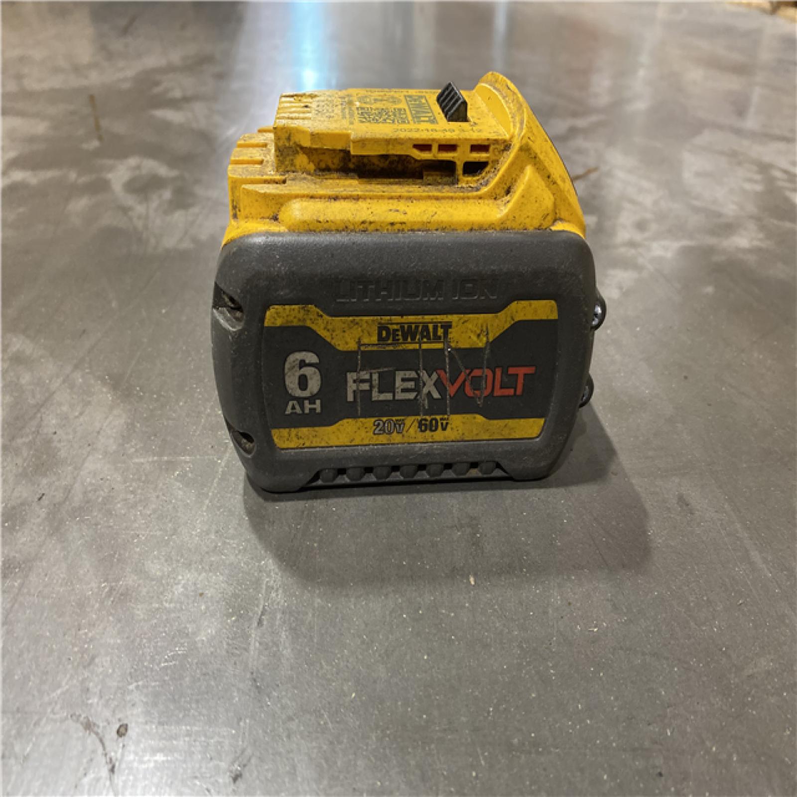 AS-IS - DEWALT FLEXVOLT 20V/60V MAX Lithium-Ion 6.0Ah Battery Pack