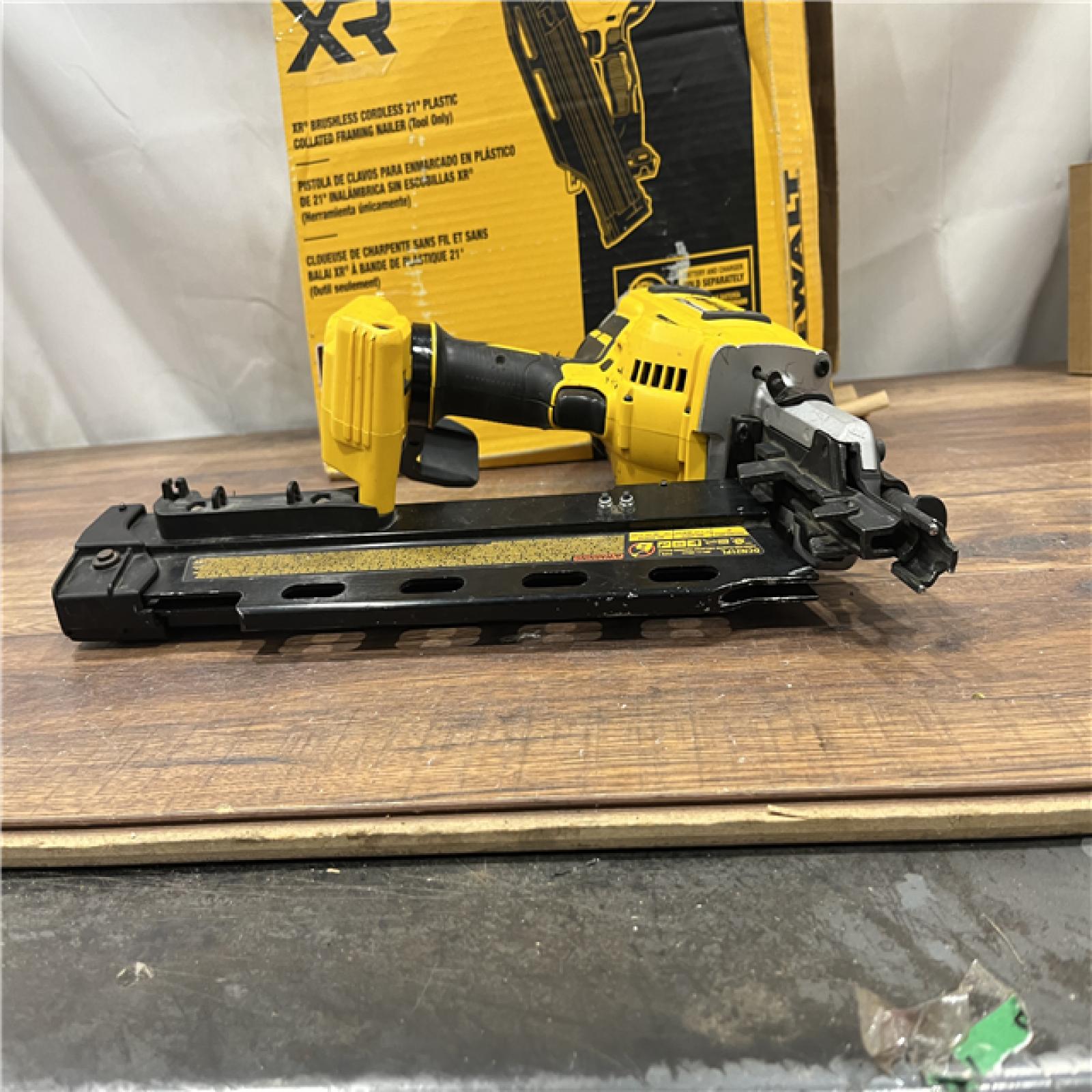 AS-IS DEWALT 20-Volt 21Â° Cordless Framing Nailer (Tool-Only)