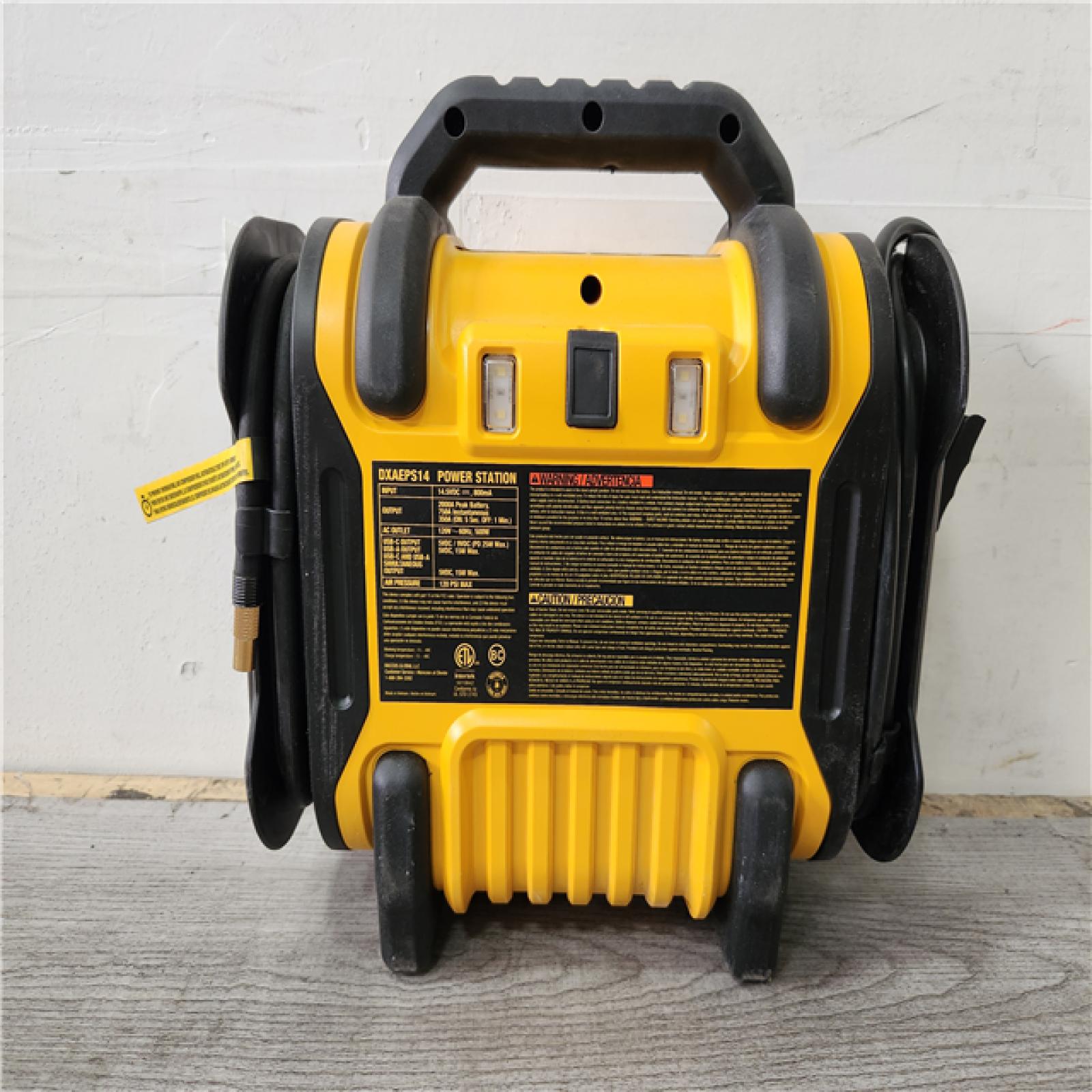 Phoenix Location DEWALT Portable Power 2000 Peak Amp Jump Starter w/Digital Compressor