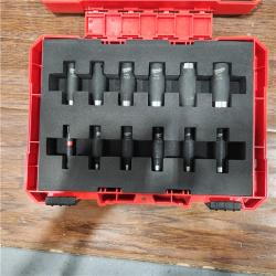 NEW Milwaukee SHOCKWAVE 1/2 in. Drive SAE Deep Well Impact Socket Set (12-Piece)