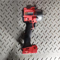 HOUSTON LOCATION - AS-IS Milwaukee M18 18V Fuel 1/2  Mid-Torque Impact Wrench Cordless Lithium-Ion Brushless with Friction Ring 2962-20 (TOOL ONLY)