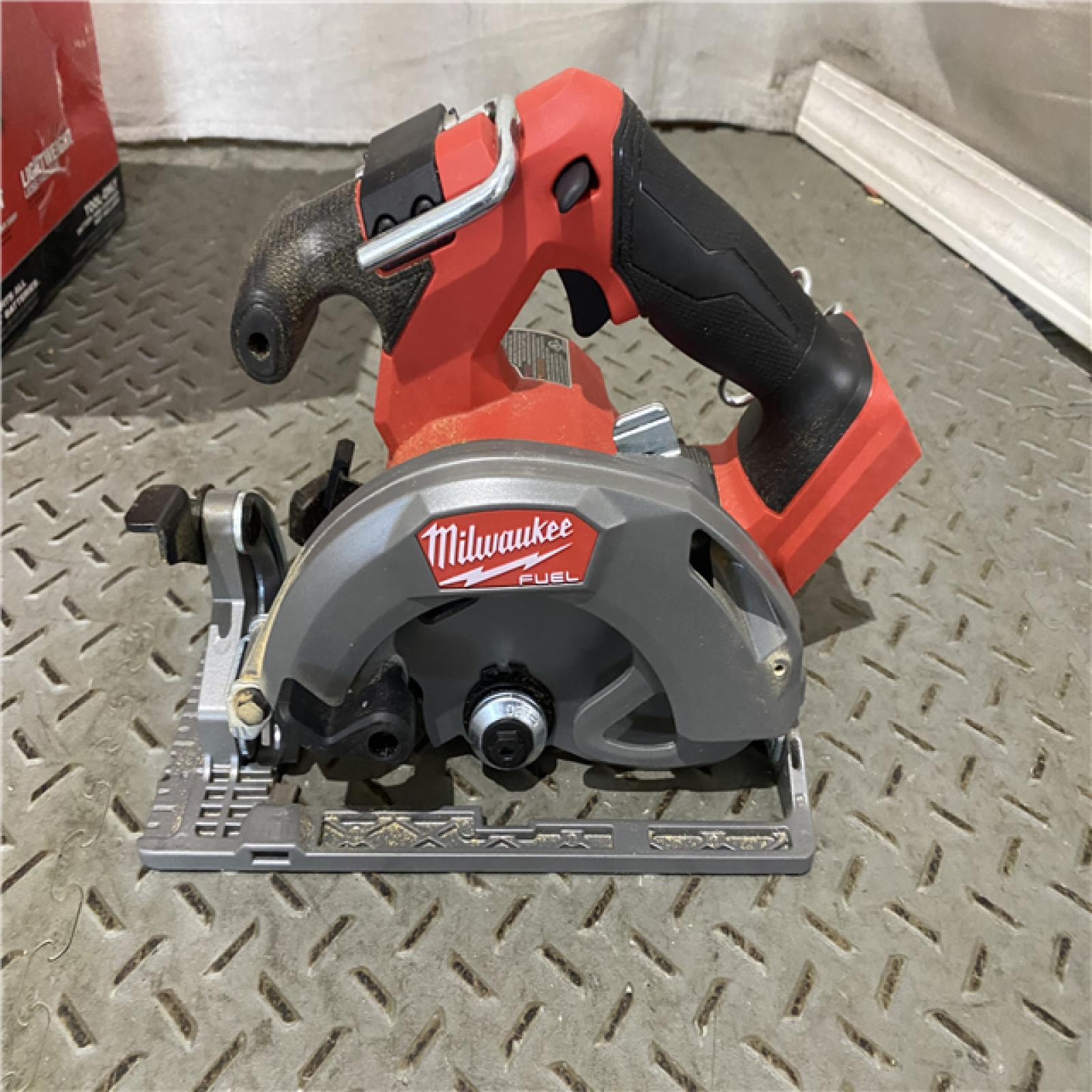 Houston location AS-IS M18 FUEL 18V Lithium-Ion Brushless Cordless 6-1/2 in. Circular Saw (Tool-Only)