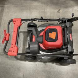 AS-IS Milwaukee M18 FUEL Brushless Cordless 21 in. Walk Behind Dual Battery Self-Propelled Mower W/(2) 12.0Ah Battery and Rapid Charger