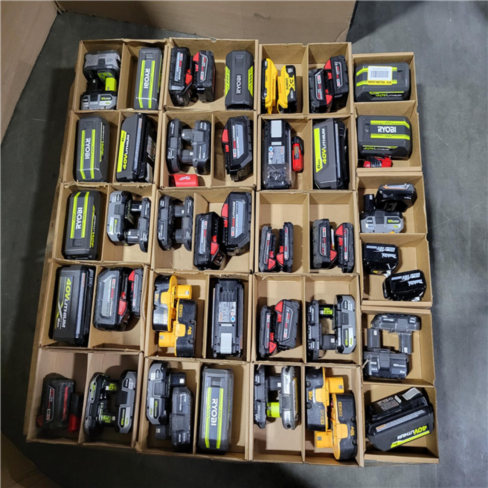 CALIFORNIA AS-IS BATTERY PALLET