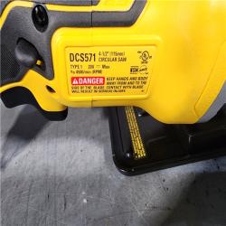 HOUSTON LOCATION - AS-IS DEWALT ATOMIC 20V MAX Cordless Brushless 4-1/2 in. Circular Saw (Tool Only)