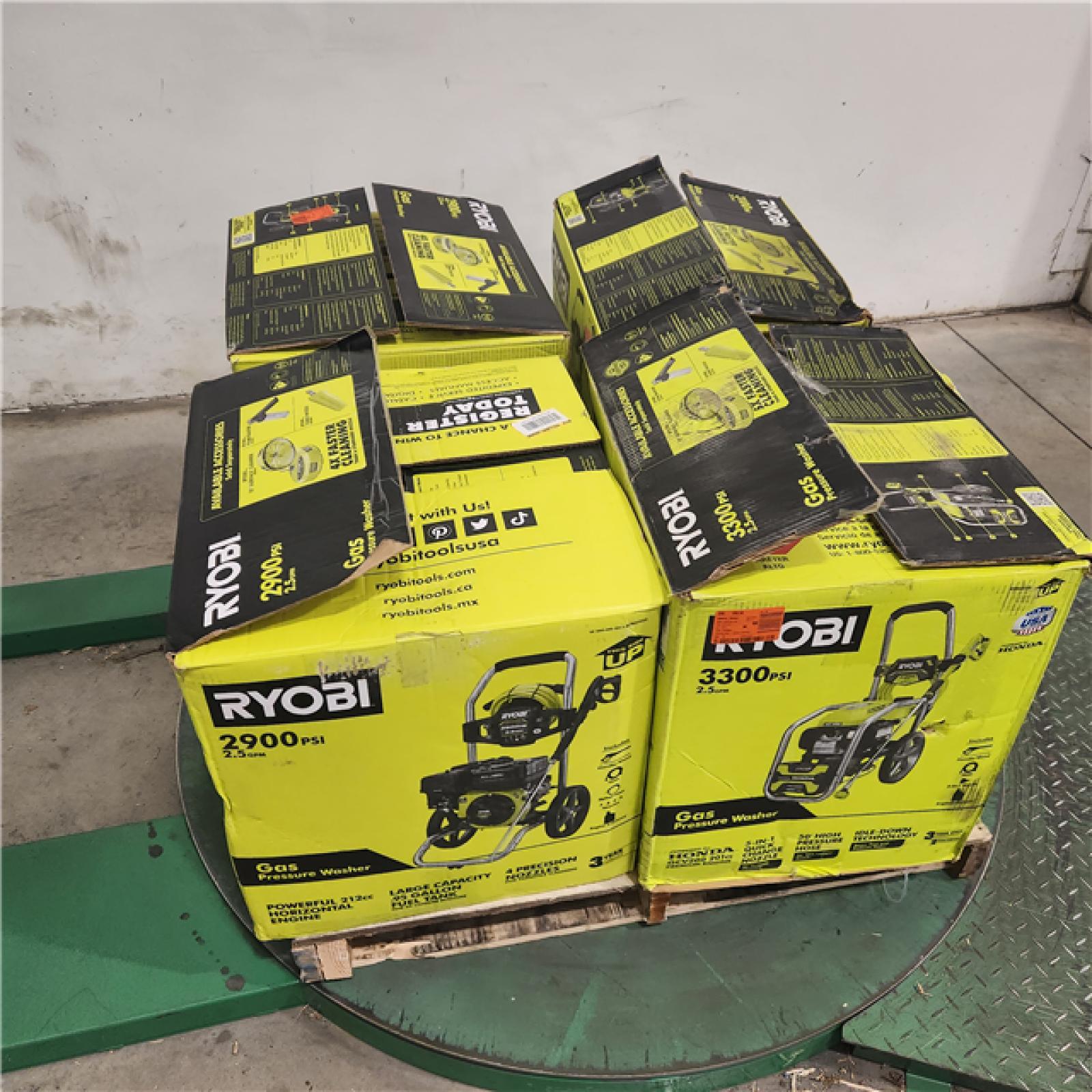 Dallas Location - As-Is RYOBI GAS PRESSURE WASHER (Lot Of 4)