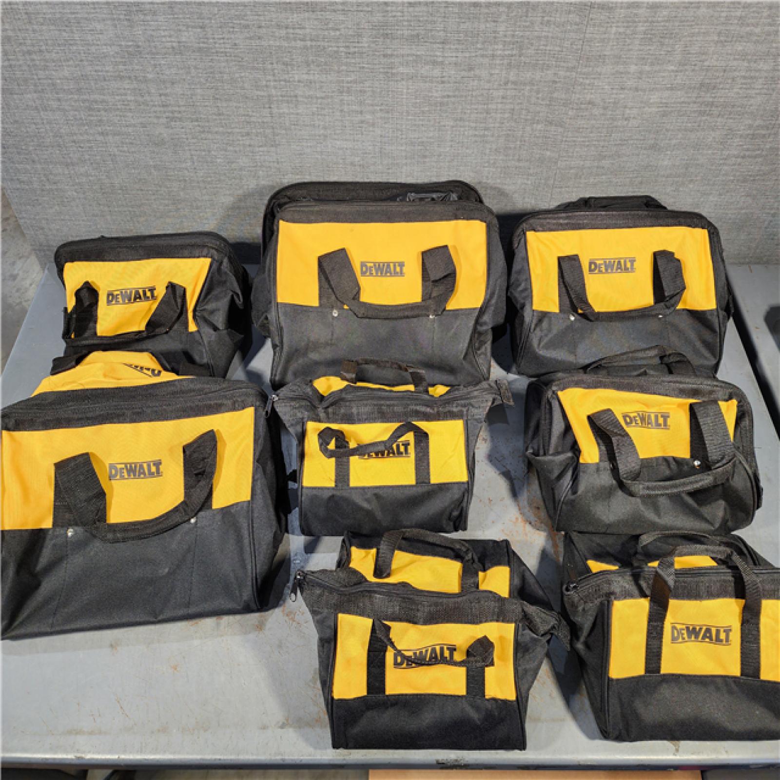 HOUSTON LOCATION - AS-IS DEWALT TOOL BAG QTY - 17