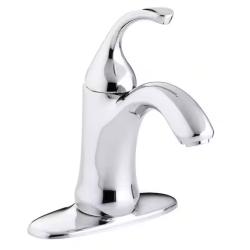 NEW! - KOHLER Forte Single Hole Single-Handle Low-Arc Water-Saving Bathroom Faucet in Polished Chrome PALLRT (UNITS 5)