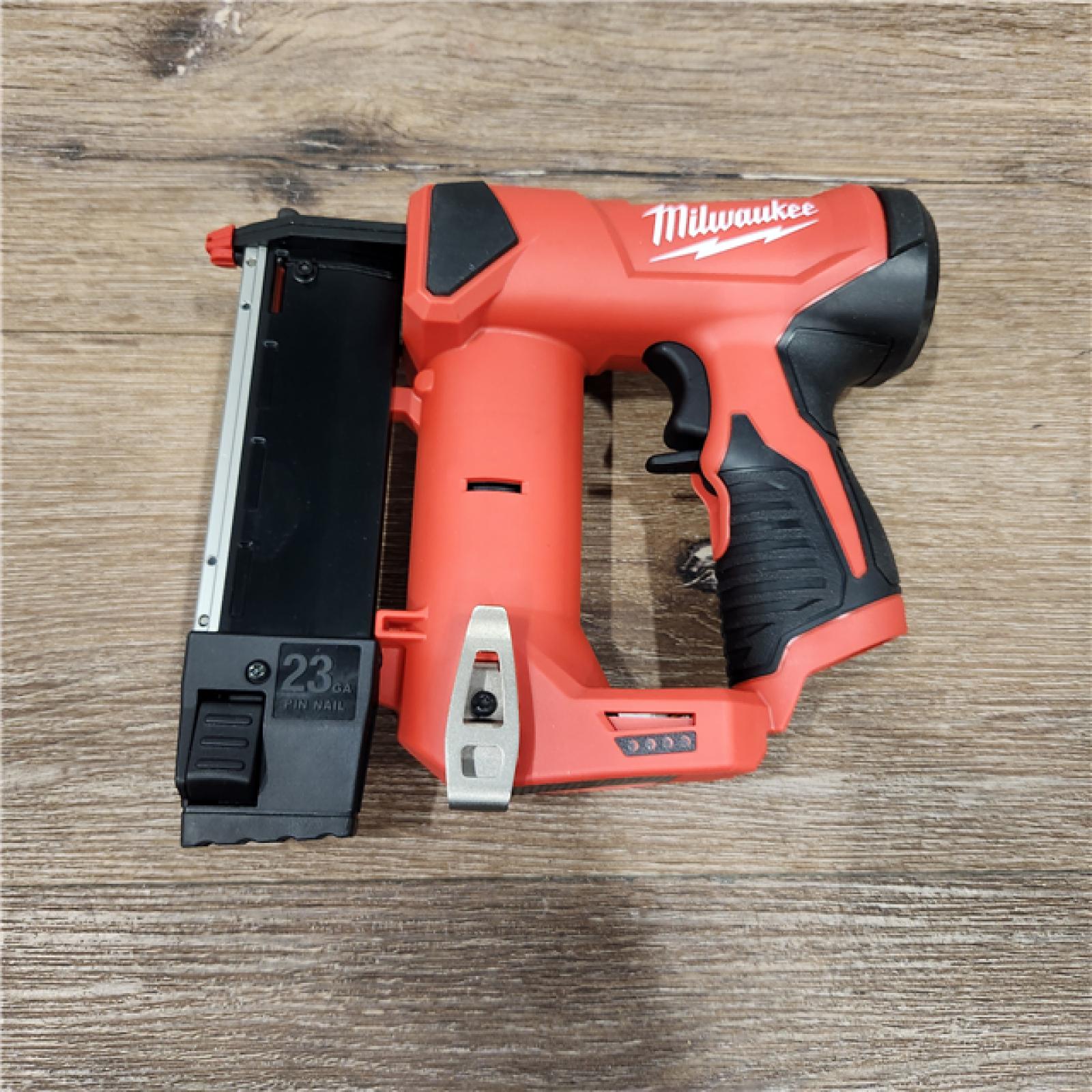 AS-IS M12 12-Volt 23-Gauge Lithium-Ion Cordless Pin Nailer (Tool-Only)
