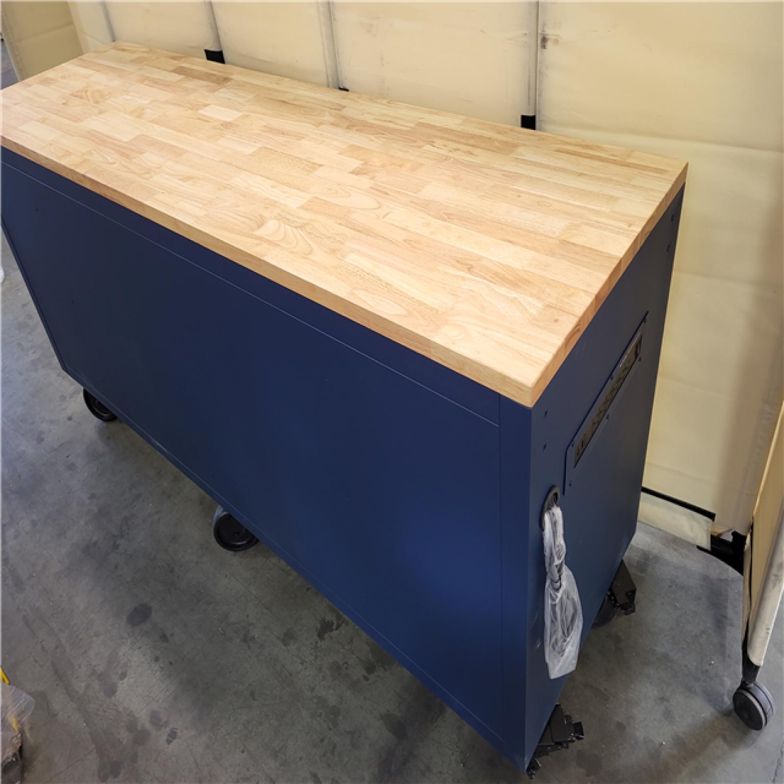 CALIFORNIA AS IS husky 84in 22 drawer mobile workbench