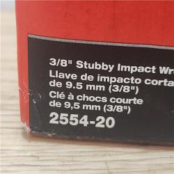 Phoenix Location Appears NEW Milwaukee M12 FUEL 12V Lithium-Ion Brushless Cordless Stubby 3/8 in. Impact Wrench (Tool-Only)