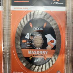 Phoenix Location NEW Sealed RIDGID 4 in. Masonry Cutting Turbo Rim Diamond Saw Blade(5 Packs)