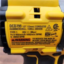 AS-IS DeWalt ATOMIC 20-Volt Lithium-Ion Cordless 1/2 in. Compact Hammer Drill with 3.0Ah Battery, Charger and Bag