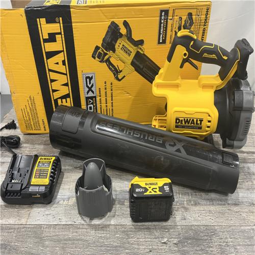 AS-IS DEWALT 20V MAX Brushless Cordless Handheld Axial Leaf Blower Kit